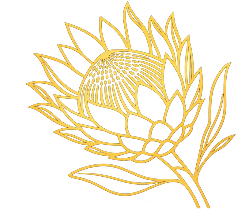 Golden Protea Botanical Emblem (1) (1)