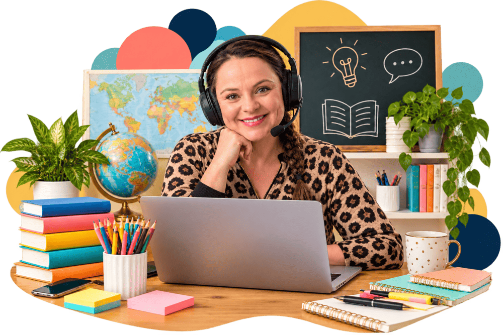 Cheerful Online Teaching Workstation (1) (1) (1)